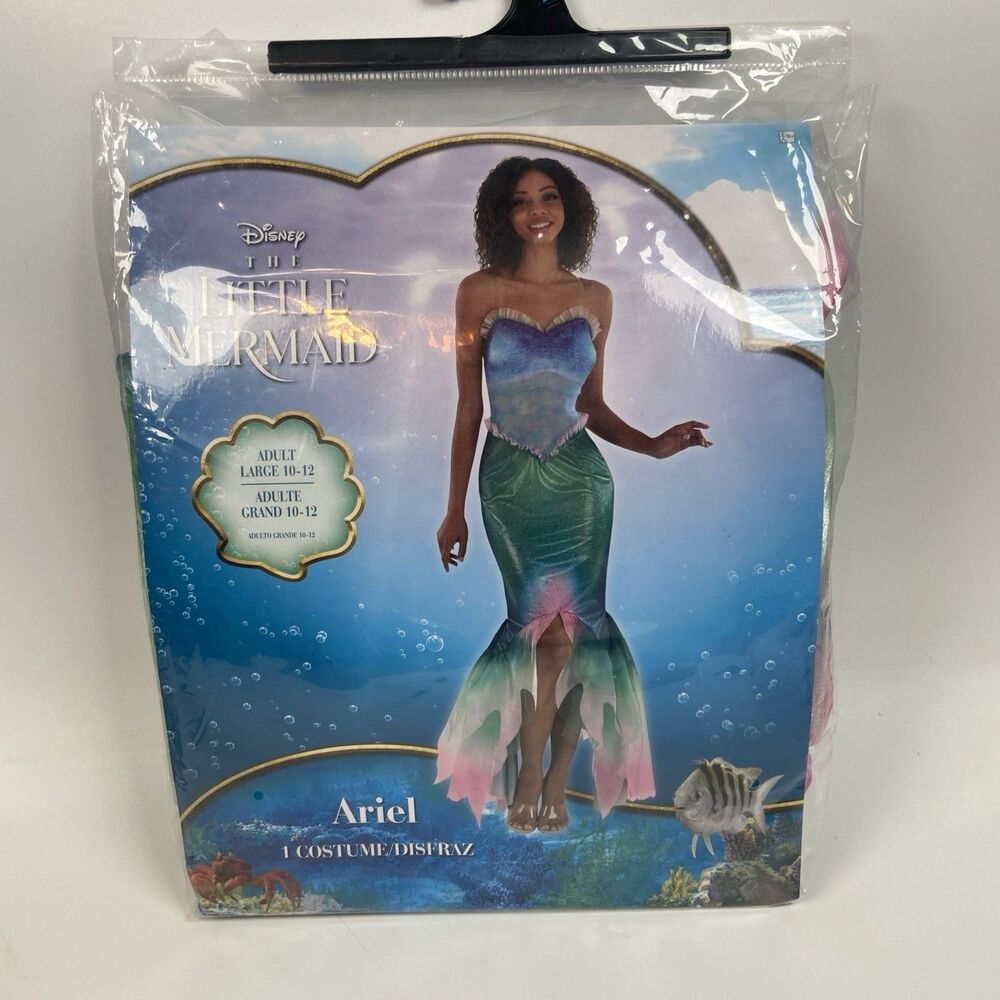 Disney Little Mermaid Ariel Costume Adult Women's Size Large